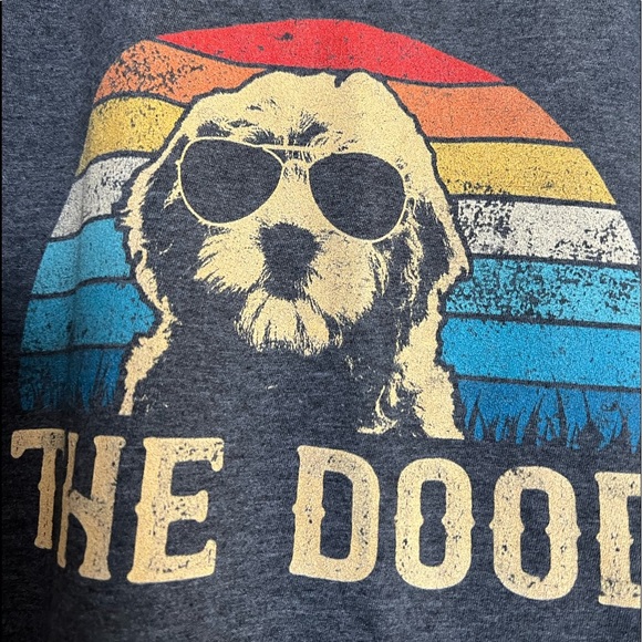 Port and Company Tops - Graphic Dog Print Women's Top